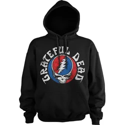Grateful Dead Kapuco Distressed Unisex Black 2XL