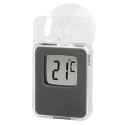Hama Okenski termometer, notranji/zunaj, siv