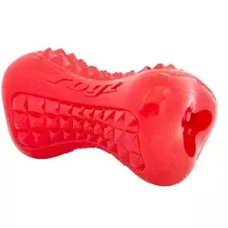 Rogz Yumz Koska za poslastice za pse, Gumena, L, 15cm, Crvena