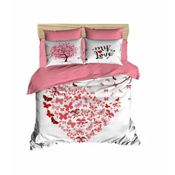 Lessentiel Maison Posteljina 183, 200x220cm, Belo-roze