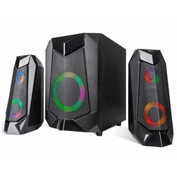 TRACER Zvucnici 2.1 20W RGB USB crni bluetooth Hi-Cube