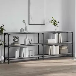 Konzolni stol boja hrasta sonome 200x29x75 cm konstruirano drvo