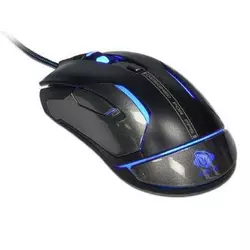 Žična miška USB, E-blue Auroza FPS, črna, laserska, 8200DPI