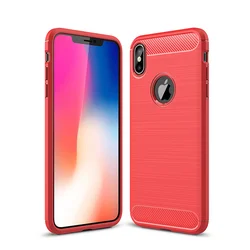 Maska Silicone Defender za iPhone XS Max, Crvena