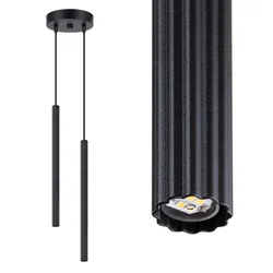 Sollux SL.1867 - Luster na sajli ARCHE 2xG9/8W/230V crna