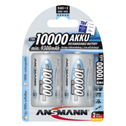 Ansmann 06549 Mono D - 2 kom punjivih baterija D NiMH/1,2V/1000mAh