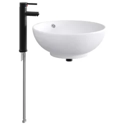 Umivaonik za kupaonicu Mat Crna 44 x 44 x 16 cm Metal