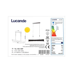 Lucande - LED prigušiva luster na sajli EBBA 5xLED/5W/230V