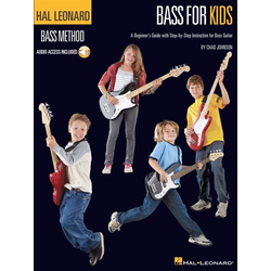 JOHNSON:HAL LEONARD BASS METHOD BASS FOR KIDS + AUDIO ACCESS