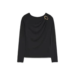VERO MODA Majica VMBRIELLE črna