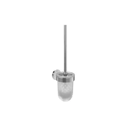 Villeroy & Boch TVA15101600061 - Zidna WC četka ELEMENTS staklo/sjajni hrom