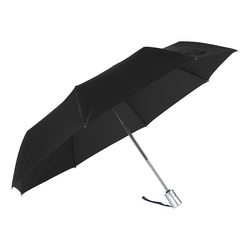 Zložljiv tristopenjski avtomatski dežnik Rain Pro-Black