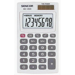 Sencor SEC 255/8 DUAL Pocket Calculator PC