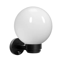 Brilagi - Spoljašnje zidno svetlo sa senzorom HARBOR 1xE27/40W/230V IP33 crna/prozirna