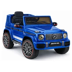 Licencirani auto na akumulator Mercedes AMG G63 2x200W - plavi/lakirani