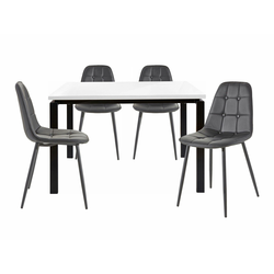jedilnica set Denton 274 75x90x120cm, Slog: Moderni