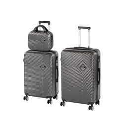 Komplet kovčkov TraveLux Pro XVII na kolesih sive barve