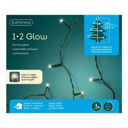 Novogodišnje LED sijalice za jelku 240cm 283L Toplo Bela 1-2 Glow