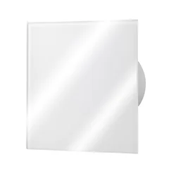ORNO Rešetka za ventilator - stekleni panel bel sijaj