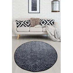Conceptum Hypnose tepih Tessuto, O100cm, crni