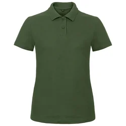 MAJICA KRATKI RUKAVI POLO B&C ID.001/WOMEN 180G TAMNO ZELENA XS!!