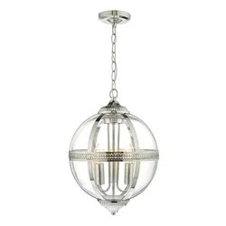 Där Lighting VAN0338 - Luster na lancu VANESSA 3xE14/40W/230V sjajni hrom