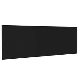 Vidaxl Posteljno vzglavje črno 240x1,5x80 cm konstruiran les