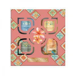 Set mala sveča v kozarcu in 3 mini sveče Yankee Candle