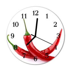 tulup.si Steklena okrogla ura Chilli fi 30 cm