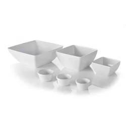 Kvadratna Skleda, Melamin, 270x270x105mm