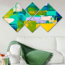 Wallity Slika 4MDF3418093, 60x115 cm, 4 dela