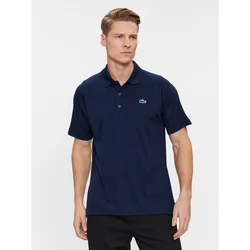 Lacoste Polo majica DH3201 Mornarsko modra Regular Fit