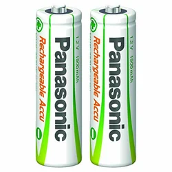 Panasonic NiMH x2 AA 1900 mAh Evolta