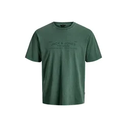 JACK & JONES Majica Bluaiden temno zelena