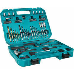 Makita E-15104 80-delni set ročnega orodja, nastavkov in svedrov