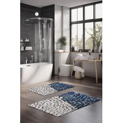 Lessentiel Maison Set prostirki za kupatilo CT-5180, 2 Komada, Šarena