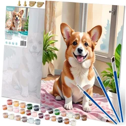 Massido Slikanje po številkah 40x50 cm pes Massido Corgi