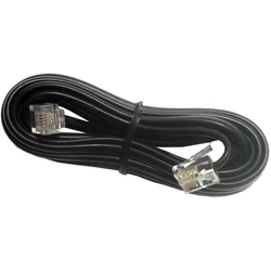 Telefonski kabel ploščati 1M črni PA51-1BL