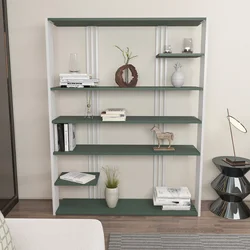 Hanah Home Polica 120x160x29,6cm Zeleno-Bela