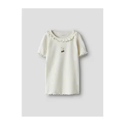 NAME IT Majica NMFHAISY kremna/pastelno zelena/rdeča