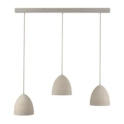 Schöner Wohnen 12541-42 - Luster na sajli TRAVENTA 3xE27/40W/230V beton