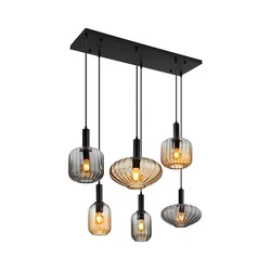 Globo 15719-6 - Luster na sajli VALLETTA 6xE27/60W/230V