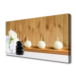 tulup.si Slika na platnu Sveče spa kabinet 100x50 cm
