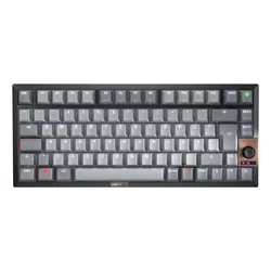 CHERRY KW 300 MX tipkovnica, USB + Bluetooth, nemška, siva, bakrena, črna