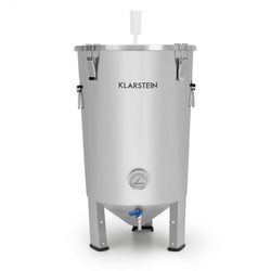 Klarstein Gärkeller, fermentacijski kotel, 30 L, kvasne cevi, termometer, 304-nerjaveče jeklo (FP3-Gärkeller)