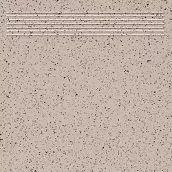 Step Mont Blanc Beige Black Mat 30x30cm