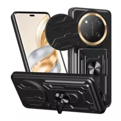 Maska Titan Ring Wallet za Honor Magic 8 Lite/ X9d crna