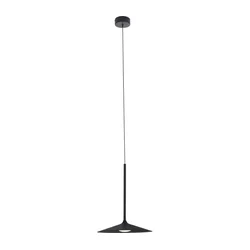 MAXLIGHT P0456 - LED luster na sajli HANA LED/6W/230V O 17,5 cm crna