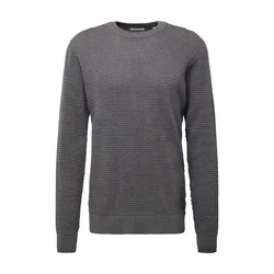 KnowledgeCotton Apparel Pulover VAGN, siva