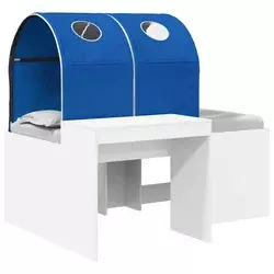 vidaXL Postelja s Tunelom 4 pcs Artisian hrast in modra Inženirski les